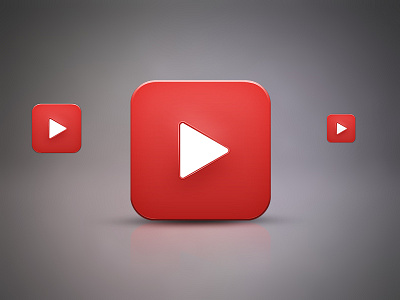 Youtube Rebound app flat icon ios rebound simple youtube