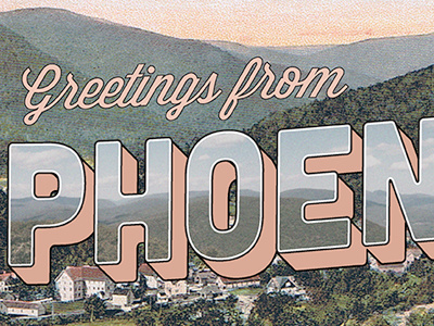Phoenicia cubano greetings from new york phoenicia postcard type wisdom script
