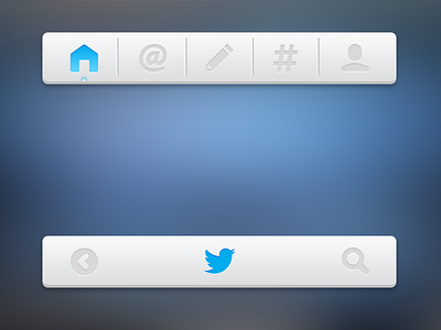 Twitter UI Remake Rebound design gui icons nav navigation twitter ui user interface visual