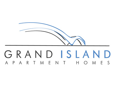 Grand Island - logo design apartment homes grand island memphis memphis apartments