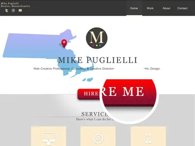Website Update design mike puglielli portfolio update web web design website wip