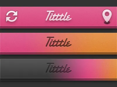 Candybar title bar treatments candy title title bar