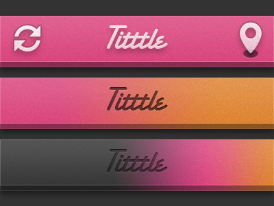 Candybar title bar treatments candy title title bar