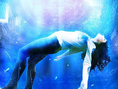 Album Cover abduction photo manipulation photography victory records