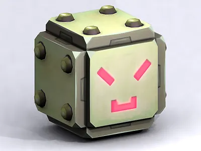 KitschKrash - 3D low poly cube 3d cube design kitsch low modeling poly video game