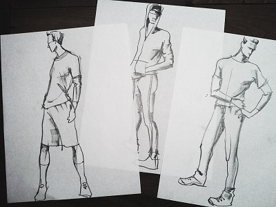 Activewear Project figure drawing illustration