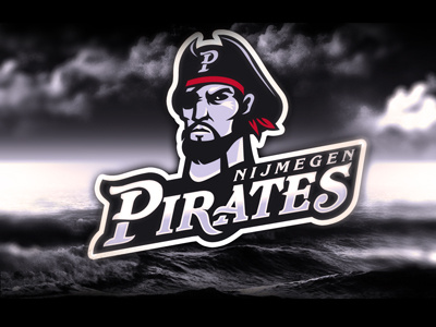 Pirates football logo mascot masculine pirates sport type typography