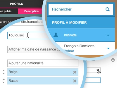 Modification form - dashboard bar box button dashboard delete down drop dropdown form glass help interface list magnifying menu metro myspace network perfect pixel profile reseau search social tools ui user ux vertical web