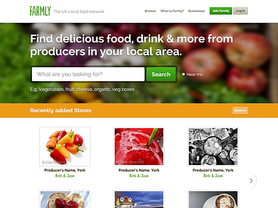 Farmly update farmly in progress search update v2 web website