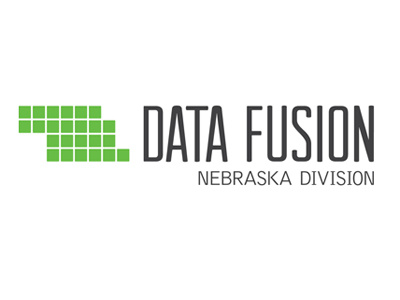 Data Fusion Logo branding identity logo nebraska state