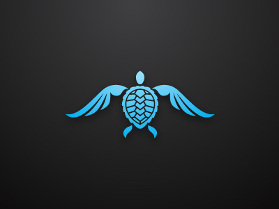 Caribbean Airline logo WIP airlines airplane blue caribbean fly icon logo turtle wings