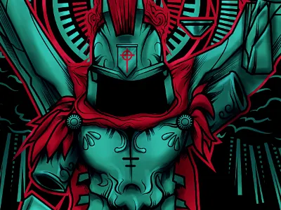 I angel angelus arc arch centurion cross graphic black gutierrez halo judge knight michael roman saint scales skinmetal st warrior
