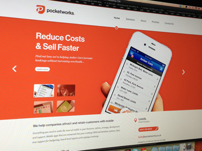 Pocketworks header home slider web