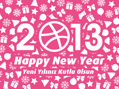 Happy New Year 2013 dribbble happy new year