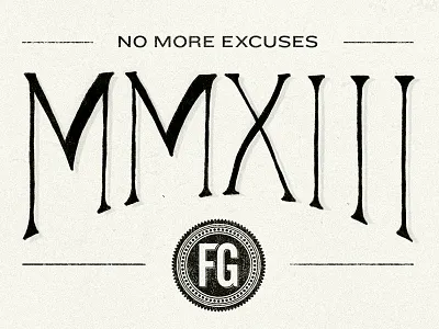 January 2013 Wallpaper MMXIII custom hand hand drawn lettering quote type typography wallpaper