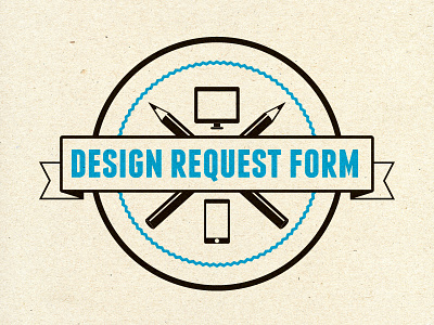 design request mark logo mark vector