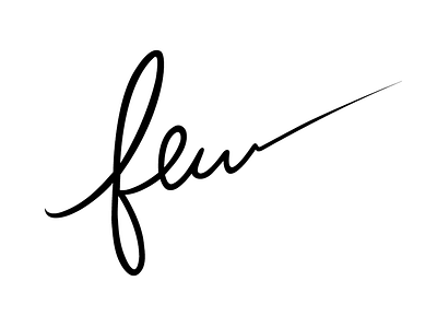 few black cursive drawn few hand handdrawn letters lines signed type