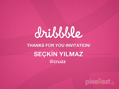 Thanks for the invitation! dribbble invitation thanks