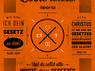 Timotheus #10 (Infographic) art arvil bebas bebas neue bible black cubano design graphic design editorial design hipster infographic lavenderia lost type magazine mensch mission orange pictogram poster sign typography verses vintage vintage ad vintage poster white wisdom script