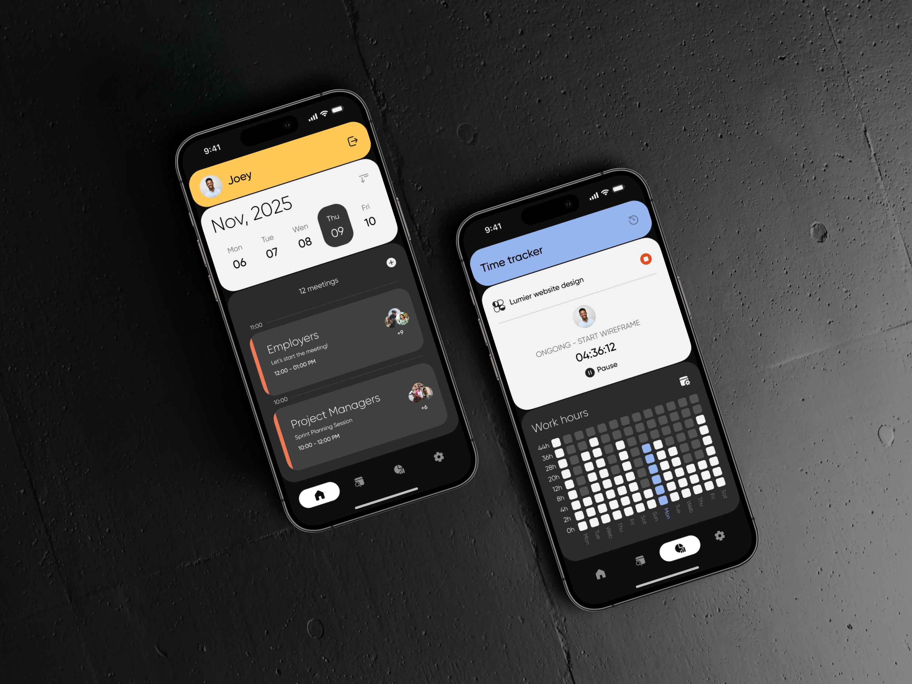 Example of Time Management Mobile App Exploration
