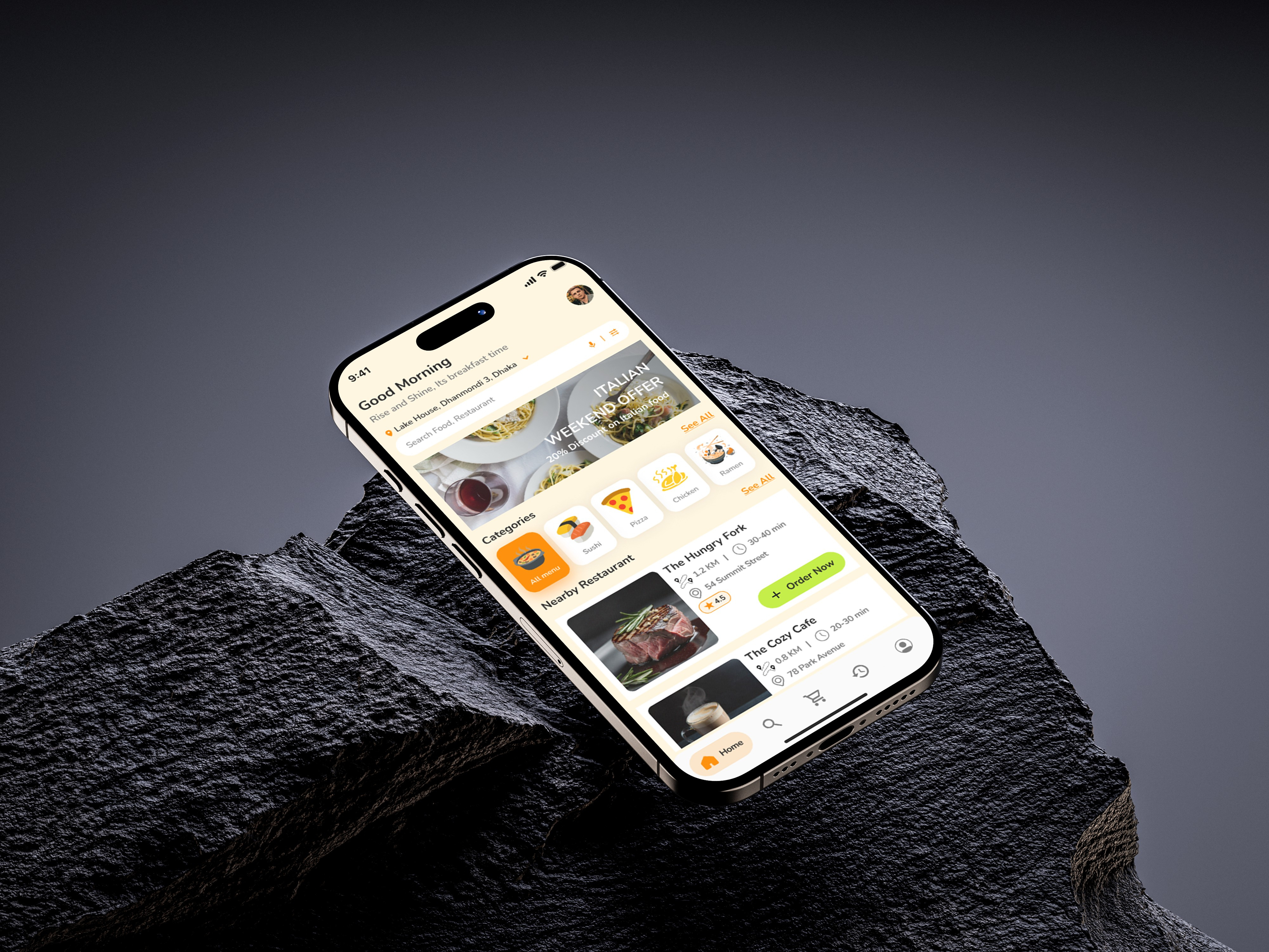 Example of Premium Mobile App UI/UX Design