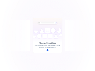 Bento Card: One ✨ ai ai app ai design bento bento card cards illustration minimal product design prompt ui