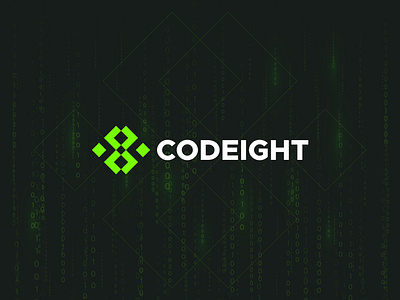 Coding Logo Codeight Logo 8 Logo FOR SALE 8 logo branding code logo codeight coding logo data logo eight logo icon logo logodesign minimal logo modern logo node logo print programing logo python tech logo technology logo web development logo