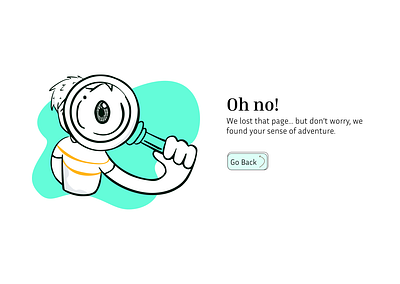 404 ERROR page - #dailyui 404 figma