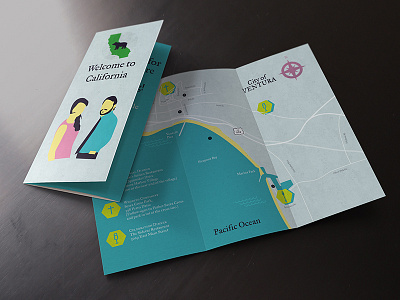 Destination Wedding Brochure brochure texture trifold vector