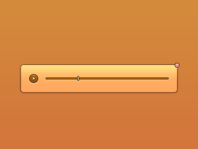 Music Player music player orange player ui