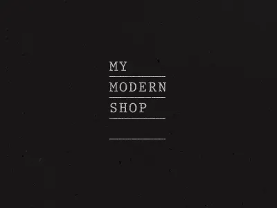 Mms Concept black brand branding identity logo modern monotone simple type white