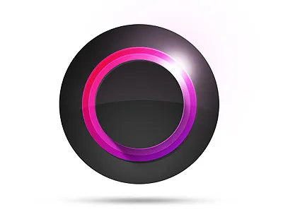 Fun Orb circle glare glossy sphere