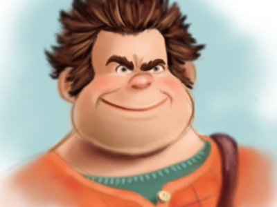 Wreck-it Ralph animation cartoon character disney illustration ralph wreck it