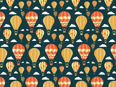 Hot Air illustration pattern vector