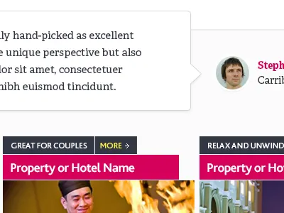 Testimonial flat testimonial