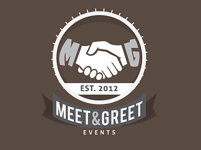 Meet & Greet Events 2 badge events handshake logo meetgreet