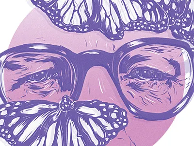 Flutter butterfly illustration