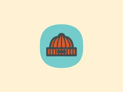 Beanie Weenie beanie brand hat icon logo mark