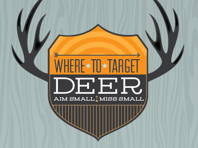 Antlers treatment animals deer forest guns hunting infographic man cave manly wildlife wood grain woods