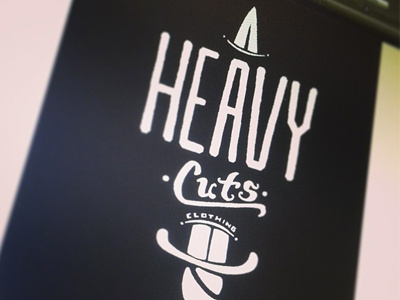 Heavy Cuts - Daggar cuts daggar drawn hand heavy illustration illustrator knife type typography vector