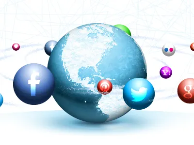 Social media facebook flickr google media social tumblr twitter yahoo