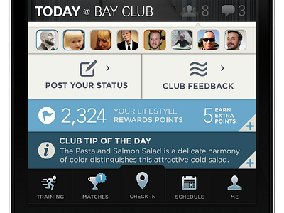 Bay Club New Dashboard api app mobile