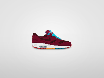 Nike AM1 x Parra Pixel Art Sneaker air art icon max nike pixel pixelart sneaker