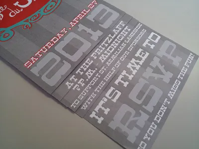 Cirque 2013 invitation idea invitation type waterfall