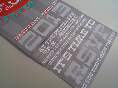 Cirque 2013 invitation idea invitation type waterfall