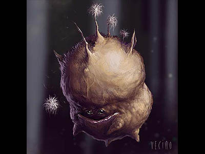 Floating Again air creature fat float