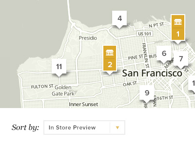 Custom Mapping custom map mapbox sort ui