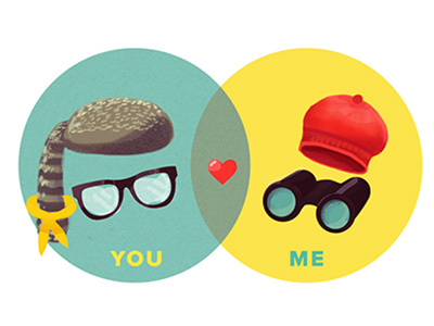 You + Me icon illustration moonrise kingdom wes anderson