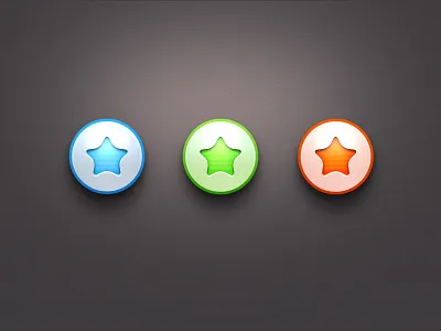 Star Icon set color danny icon star ui