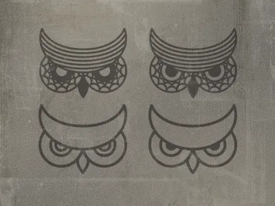 Owls icon line art logo ominous owl owls progress
